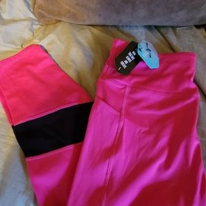 Lularoe rise pink leggings